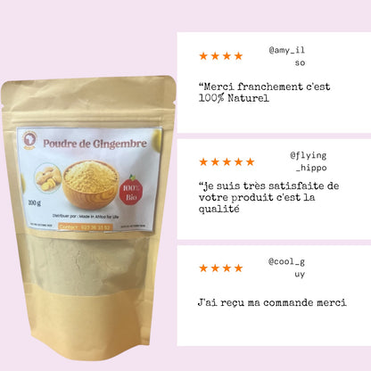 Poudre de Gingembre 200 GRAMME